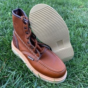 Men’s Laces Construction brown Work boots comfortable Bota Liviana Cómoda
